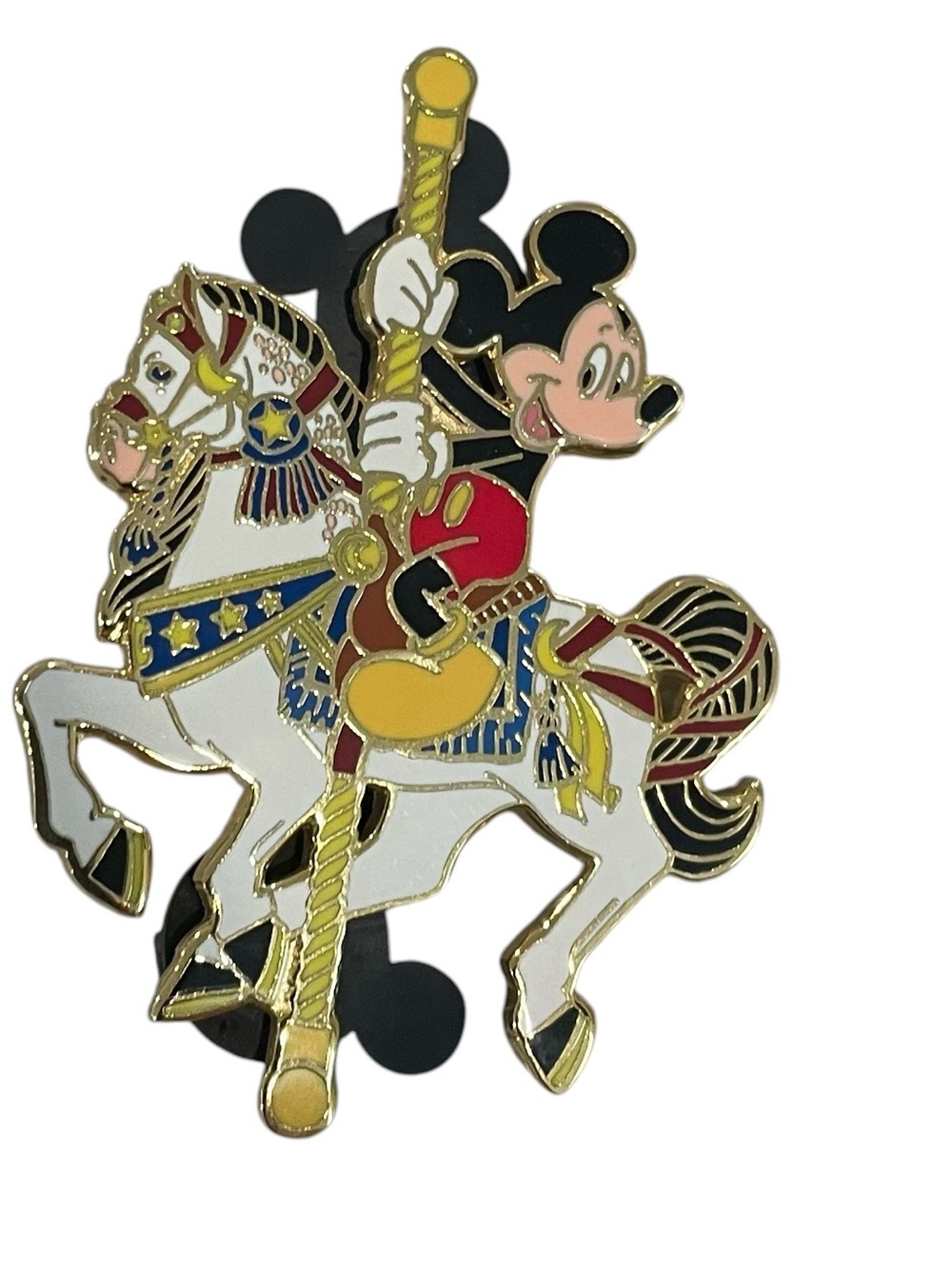 Disney Pin Mickey Mouse Carousel Merry Go Round Horse LE 1000 EUC